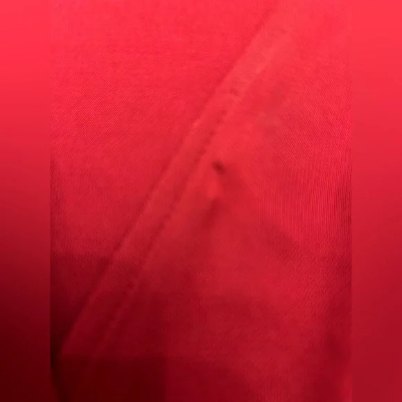 Ann Taylor LOFT Red Wrap Tie Front Short Sleeve Dress Sz 8 - Picture 7 of 8